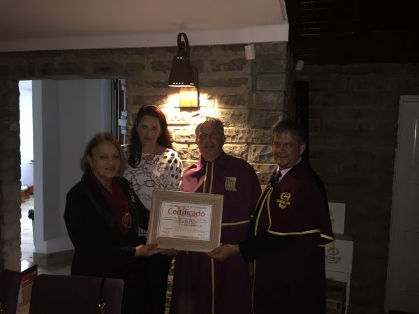 Confraria abre seus encontros na Afavin - associação farroupilhense de produtos de vinhos espumantes sucos e derivados